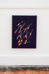 Morgan Watt, Promises, 2013. Embroidery floss on linen, 9 x 12 x 3/4".